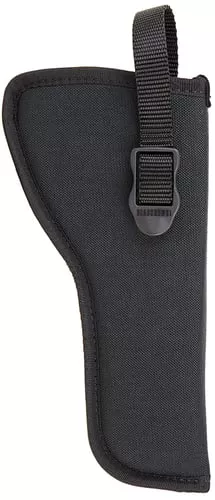 09115 - HIP HLSTR NYL RH SZ16 BLKNylon Hip Holster Black - Right hand - Size 16 - Fit: 5.5"-6" Barrel 22 Auto - Cordura Nylon - Outside Waistband - Adjustable Retention Strap