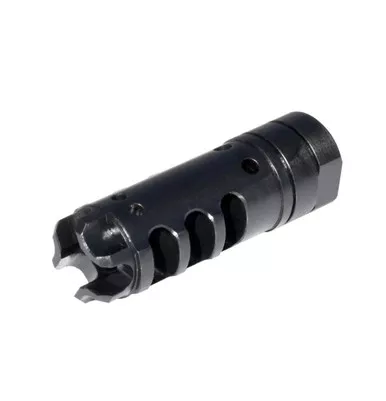 1/2″x28 Steel Muzzle Brake for AR15 .223/5.56, Black MZ-16-01-B