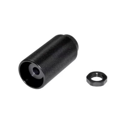 1/2x36 Muzzle Brake for 9mm - Blast Forwarding - Steel - Black