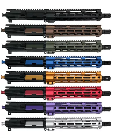 10.5″ AR-15 300 Blackout Pistol Upper, Black Barrel 1:8 Twist, 10″ Rail