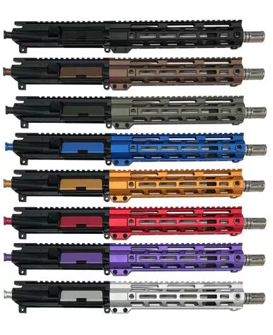 10.5″ AR-15 5.56 NATO Pistol Upper, Stainless Steel M4 Barrel 1:7 Twist, 10″ Rail