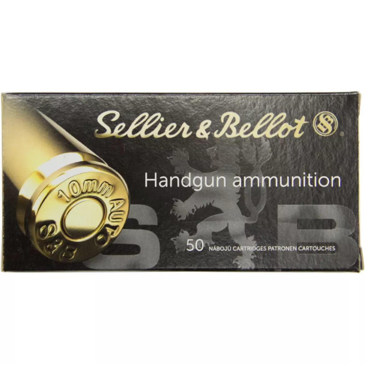 10mm Auto Sellier & Bellot 180gr FMJ - 50 Rounds