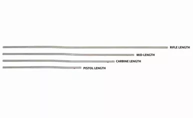 11.75" Mid Length Stainless Steel Gas Tube for .223/5.56