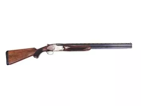 12 GA Miroku 800 Stainless Blued/Wood 1/4-1/4