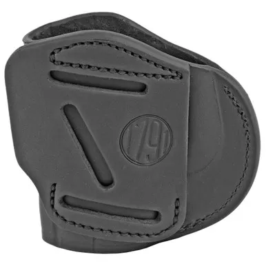 1791 Gunleather 1791 Gunleather 4 Way Inside Waistband and Outside Waistband Holster for Right Hand - Black Leather Model 4WH-5-SBL-R