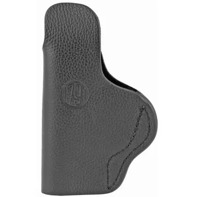 1791 Gunleather 1791 Gunleather Smooth Concealment Inside Waistband Holster for Right Hand - Black Leather, Optic Ready, Light Bearing