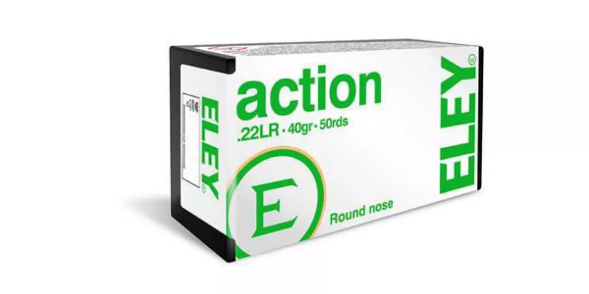 .22 Long Rifle Eley Action 40gr RN - 50 Rounds
