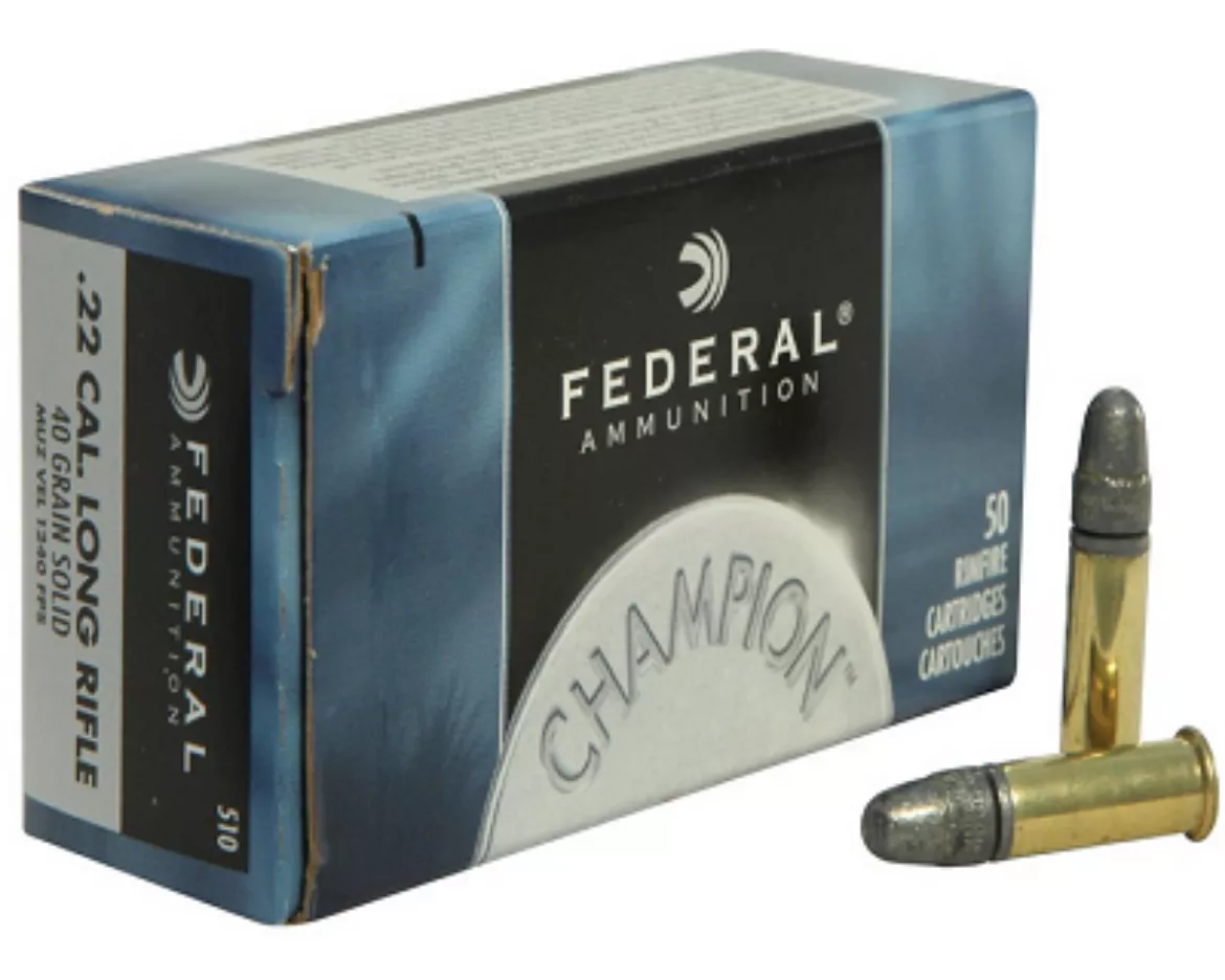 .22 Long Rifle Federal Champion 40gr RN - 50 Rounds