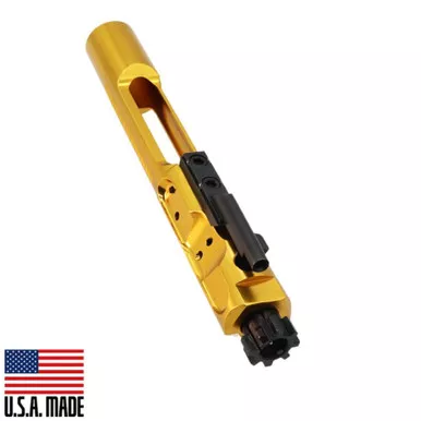 .223/5.56 Polished Aluminum Lightweight Competition Bolt Carrier Group - Gold
