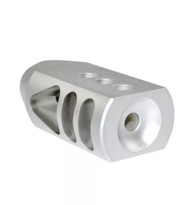 5/8x32 .450 Bushmaster or .458 SOCOM Competition Grade Muzzle Brake - Stainless Steel