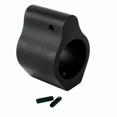 .750 Low Profile Aluminum Gas Block with Roll Pins
