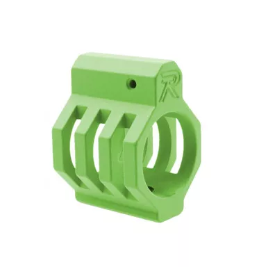 .750 Low Profile Steel Gas Block Caged with Roll Pins & Wrench - Cerakote Zombie Green