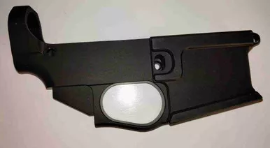 80% AR-15 Black Anodized Billet Lower Receiver