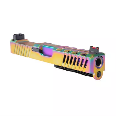9MM COMPLETE SLIDE KIT 'POLYCHROME PURSUIT' - GLOCK 19 GEN 1-3 COMPATIBLE