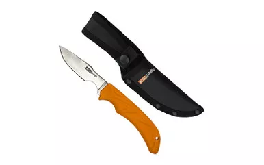 AccuSharp AccuSharp Caping Knife Orange with Steel Blade - Precision Fixed Blade for Game Processing