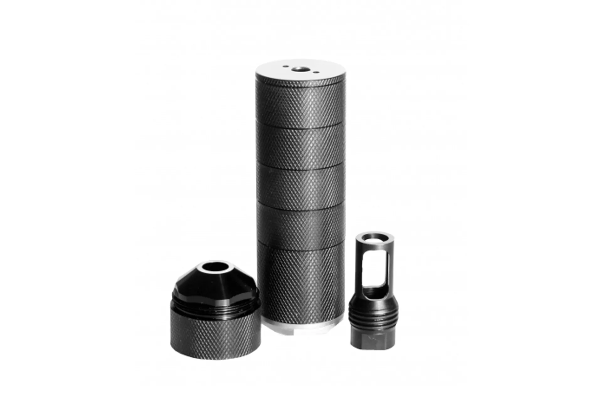 Advantage Arms 1.75×5 Fully Modular Suppressor – Black – JB-AAC175x5BLK