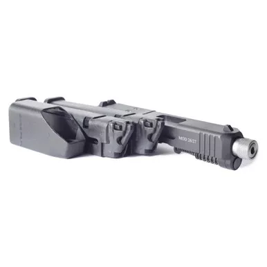 Advantage Arms Conversion Kit, 22 LR, 4" Threaded Barrel, Fits Glock 26/27 Gen1-5, Optic Ready, (2)-15 Round Magazines, Includes Range Bag AAC26-27G1-5MOD