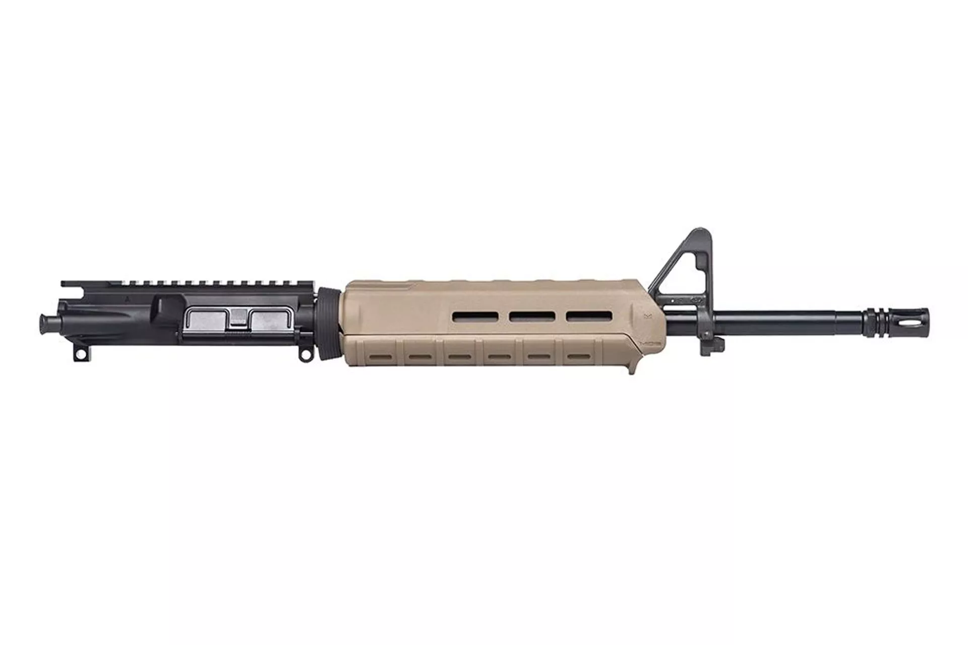 Aero Precision AR-15 Complete Upper, 16″ 5.56 Mid-Length Barrel w/ Pinned FSB, MOE Mid-Length – FDE – APAR502504M65