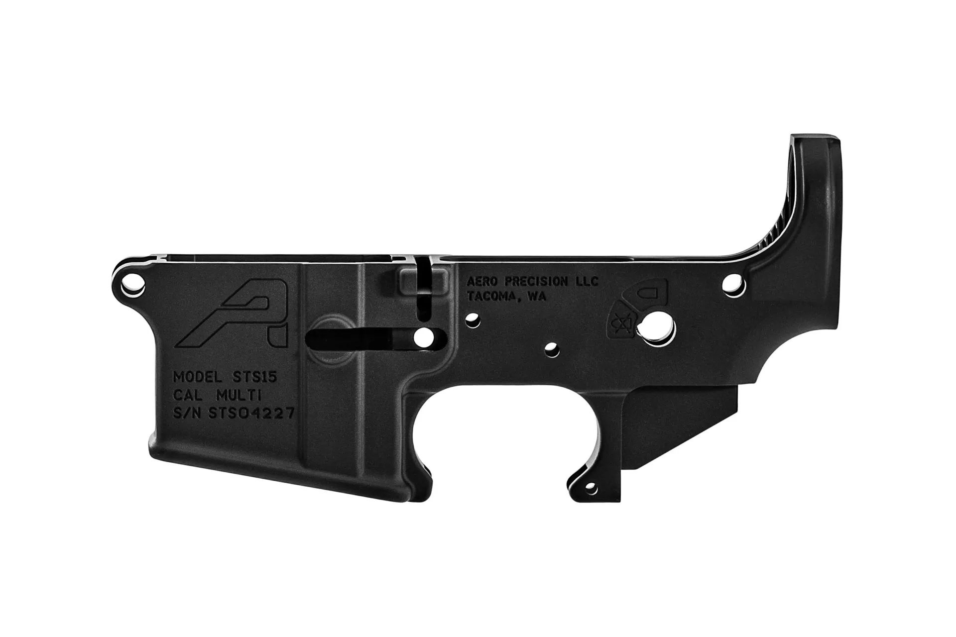 Aero Precision AR-15 Stripped Lower Receiver STS – Anodized Black – APAR501103C