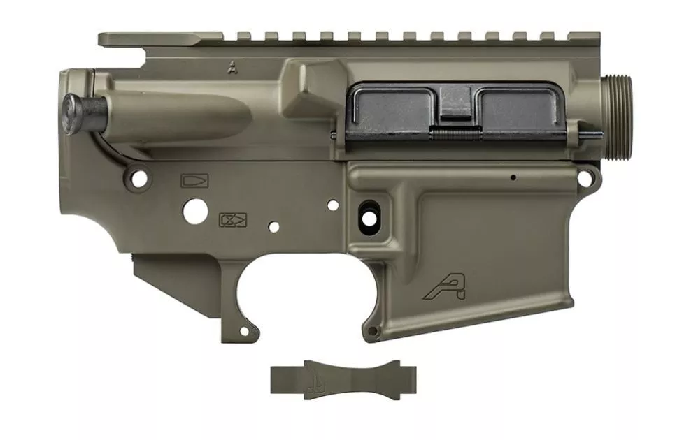 Aero Precision AR-15 Threaded Assembled Receiver Set w/ Trigger Guard – OD Green – APCS100822