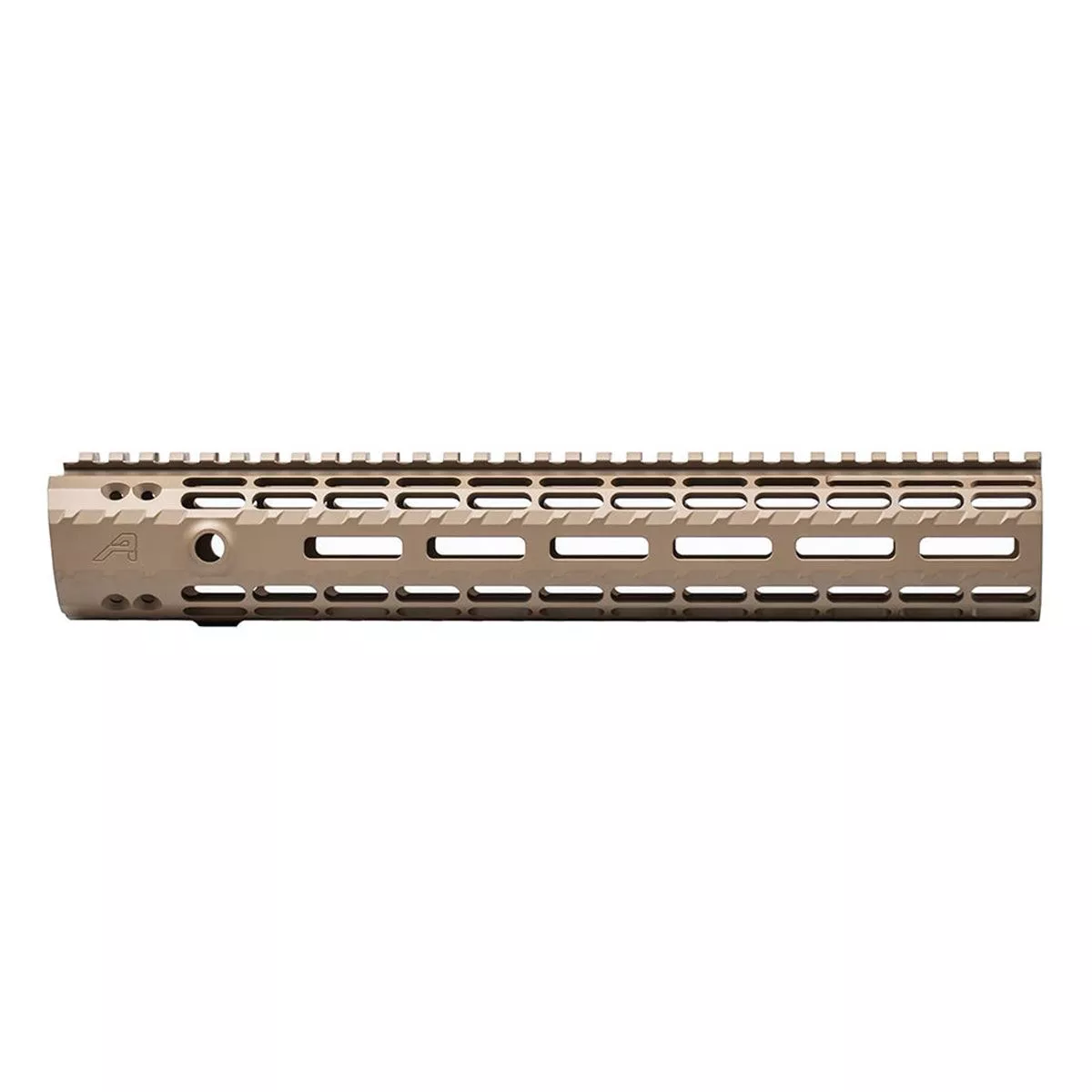 Aero Precision AR15 12.7″ Enhanced M-LOK Handguard, Gen 2 – FDE Cerakote (No Barrel Nut) – APRA100284C