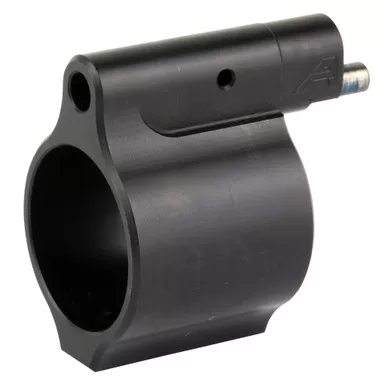 Aero Precision Low Profile Adjustable Gas Block, Fits AR15 with 0.875" Barrel, Nitride Finish, Black APRH101615C