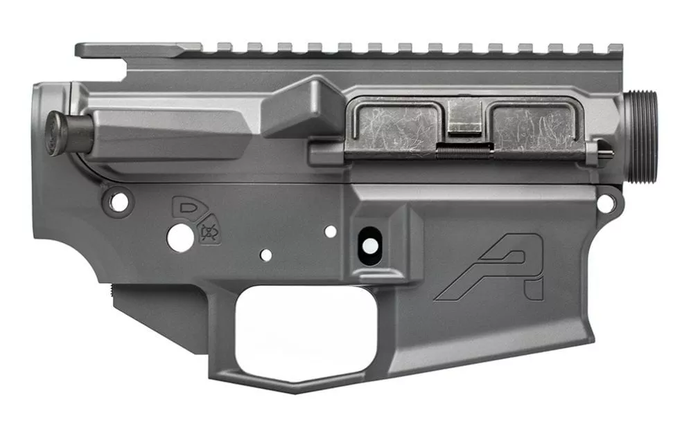 Aero Precision M4E1 Threaded Assembled Receiver Set – Sniper Grey Cerakote – APCS100826