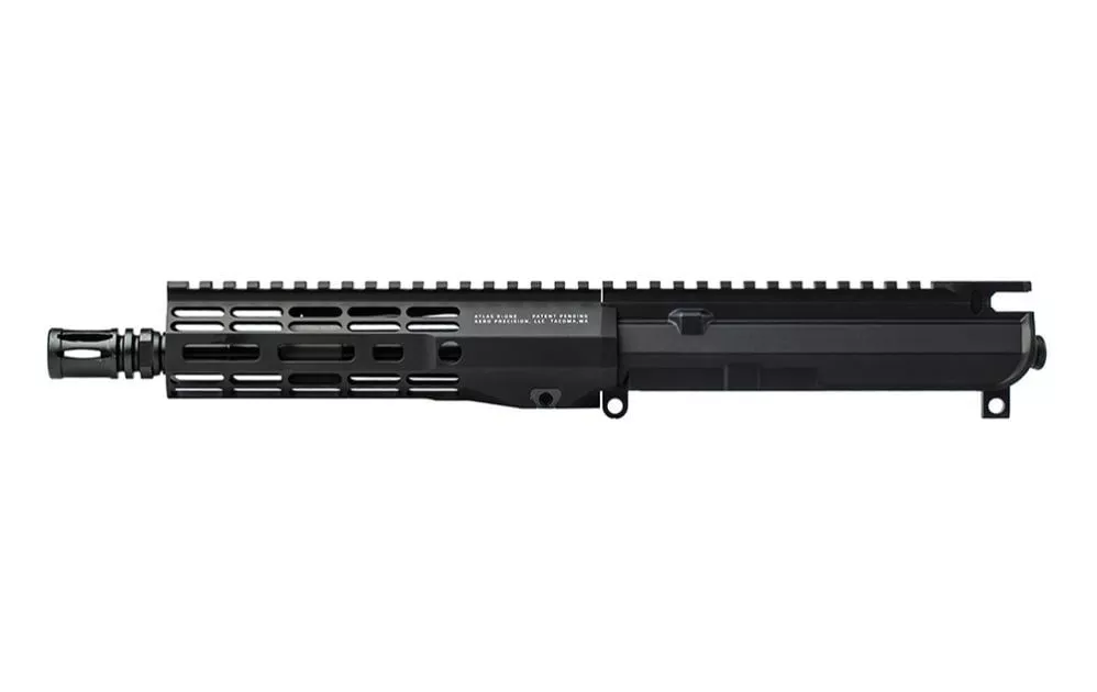 Aero Precision M4E1 Threaded Complete Upper, 8″ 5.56 Barrel, 7.3″ M-LOK ATLAS R-ONE Handguard – Anodized Black – APAR700701M102