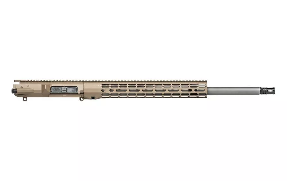 Aero Precision M5 Complete Upper 22″ 6.5 Creedmoor SS Rifle Barrel ATLAS R-ONE 15″ M-LOK HG – FDE Cerakote – APAR538715M46