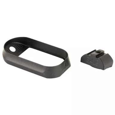 Agency Arms Magwell, No Back Strap, Fits Glock 19 Gen4, Black Finish MW-G19G4-NBS-B