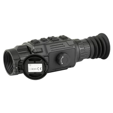 AGM Global Vision Rattler V2, 1X/2X/4X/8X Digital Zoom, 19mm Objective, Multiple Reticles, 256x192 Resolution, Matte Finish, Black 314218550203R921
