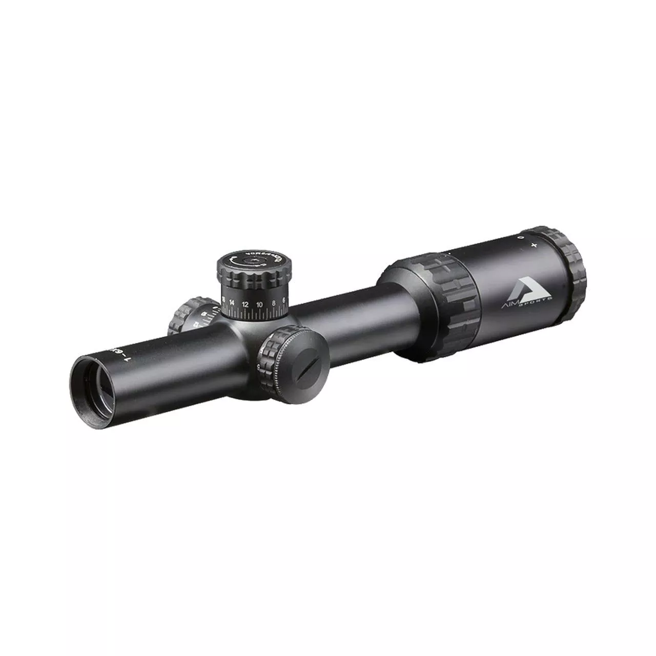 Aim Sports ALPHA 6 1-6X24 30m Riflescope w/ CQ1 MOA Reticle – JA6HD1624CQ