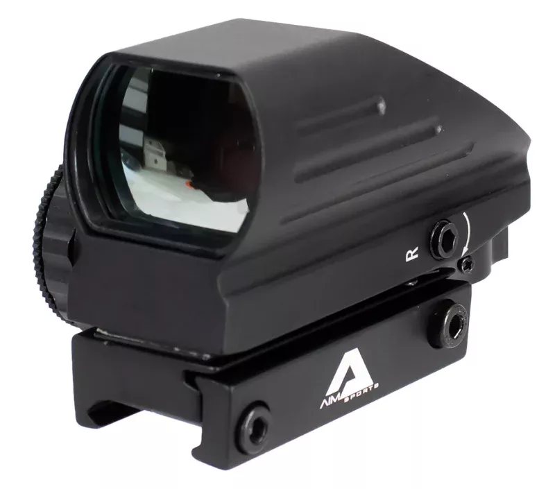 Aim Sports RT406C Reflex Sight Classic II Edition Matte Black 1 x 33 mm Red/Green Multi Reticle
