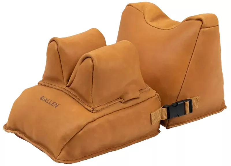 Allen 15125 Shooting Rest Combo Filled Front & Rear Light Brown Leather