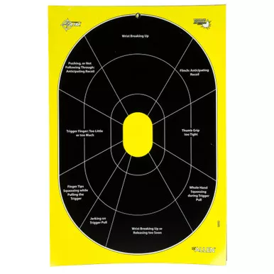 Allen Company Allen Company EZ Aim Adhesive 12x18 Inch Targets - 30 Pack for Shooting Practice and Training