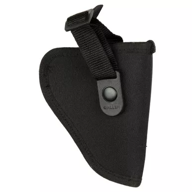 Allen Company Cortez, Outside Waistband Holster, Fits Small/Medium Revolvers with a 2"-3" Barrel, Nylon Construction, Snap Closure, Matte Finish, Black, Right Hand 44800