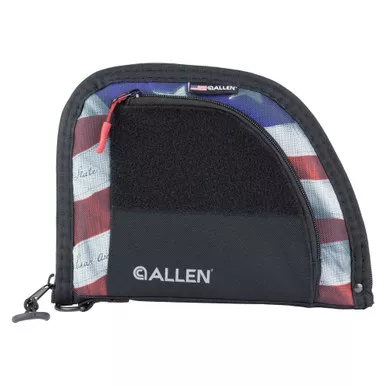 Allen Company Victory - Pistol Case, 10"x7.5"x1.5", Red, White, Blue