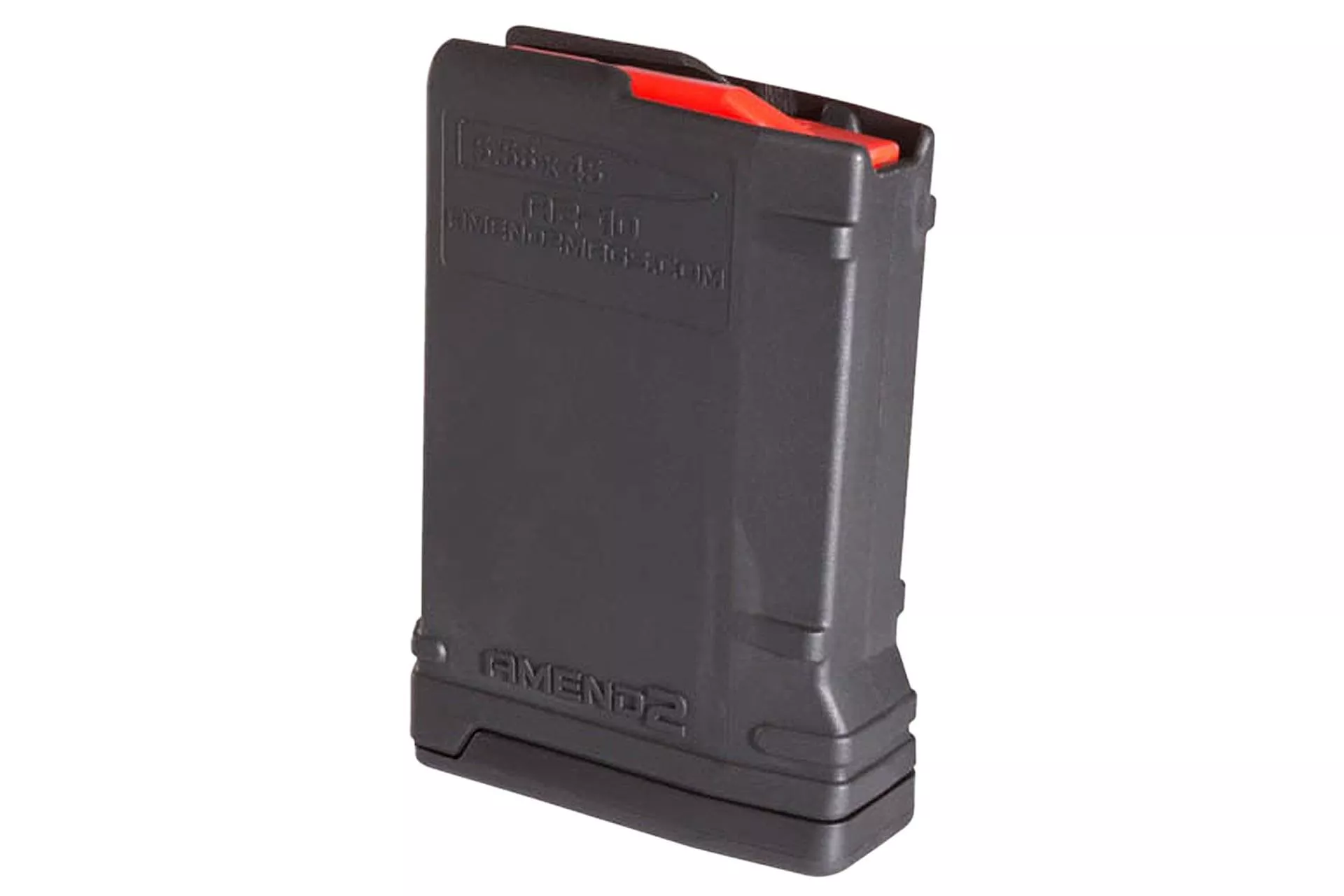 Amend2 AR-15/M4/M16 5.56x45mm NATO/.223 Remington Mod-2 Black 10-Round Magazine – 556MOD2BLK10