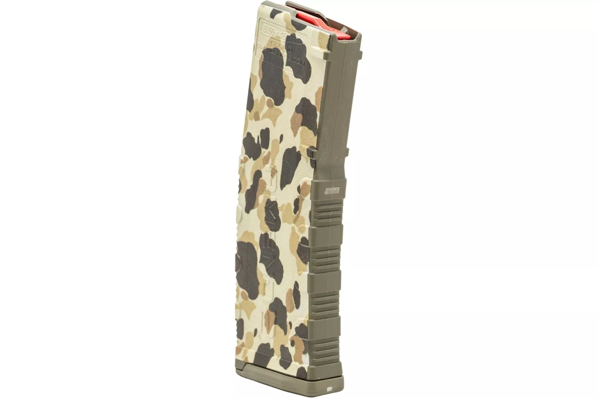 Amend2 AR-15/M4/M16 5.56x45mm NATO/.223 Remington Mod-2 Flat Dark Earth Custom Printed Desert Frogskin 30-Round Magazine – 556MOD2DFRG30