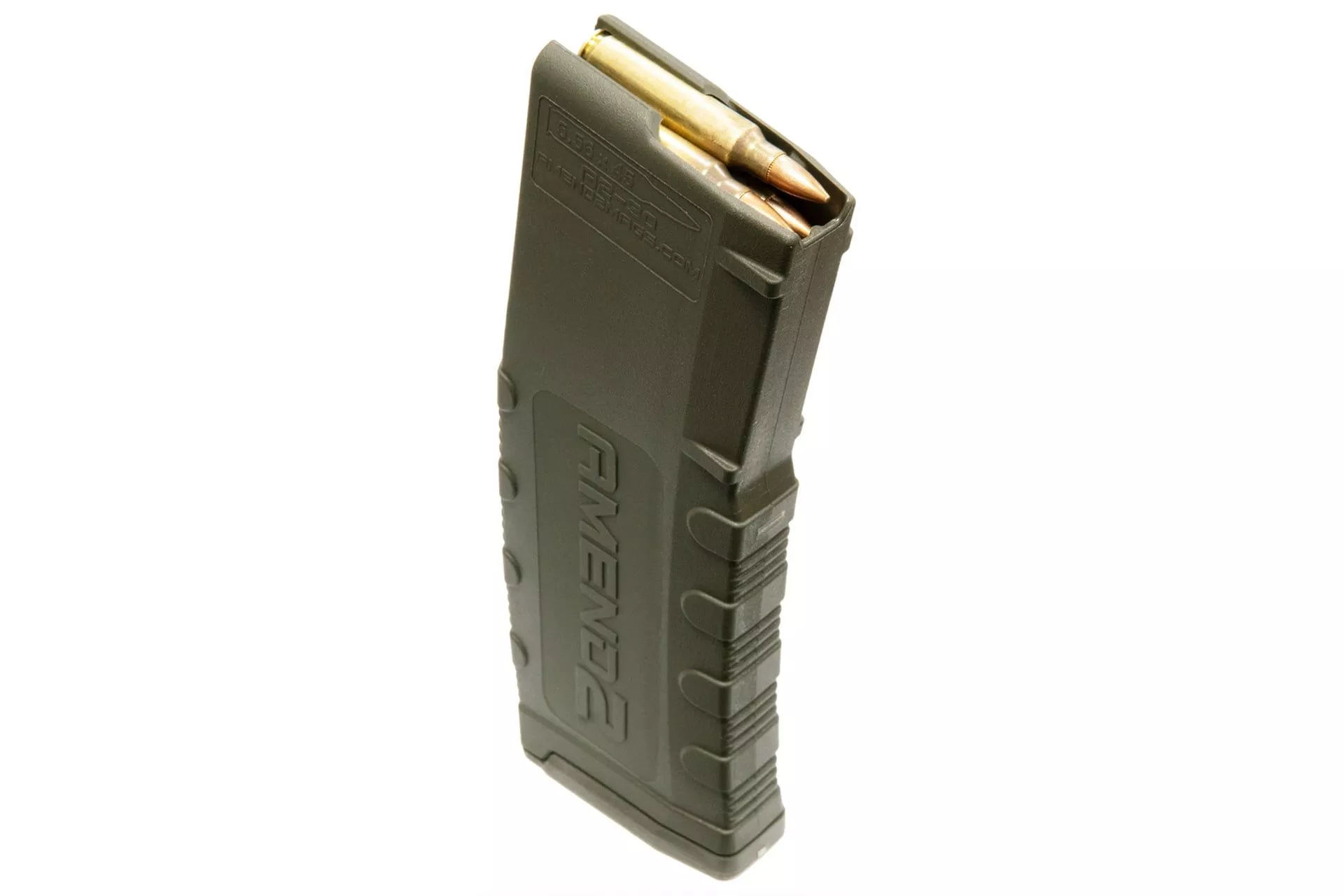 Amend2 AR-15/M4/M16 5.56x45mm NATO/.223 Remington Mod-2 Olive Drab Green 30-Round Magazine – 556MOD2ODG30