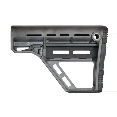 Amend2 Modular Stock, For AR-15 MilSpec Buffer Tube, M-LOK Compatible, Carbon Gray A2AMSBASECBN