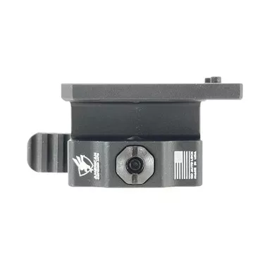 American Defense Mfg. AD-AEMS, Quick Detach Mount, 1.93" High, Anodized Finish, Black, Fits Holosun AEMS AD-AEMS-H-STD