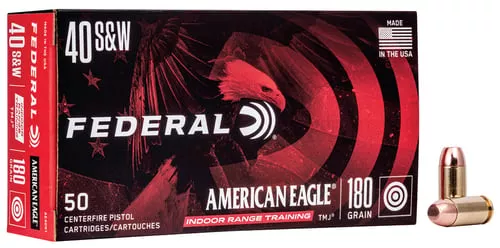 American Eagle IRT Handgun Ammunition .40 S&W 180 gr TMJ 1000 fps 50/ct