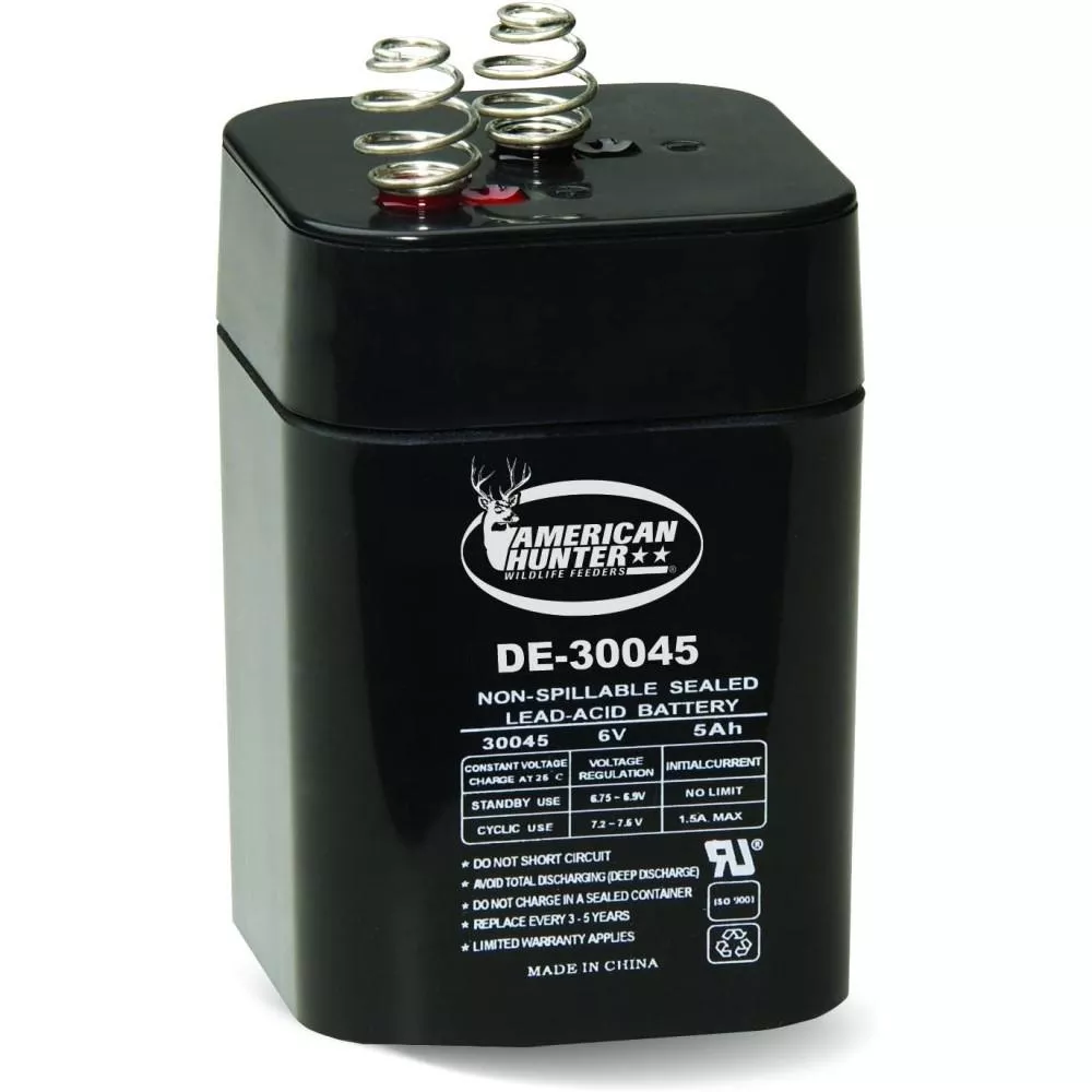 American Hunter Rechargeable Lantern Battery 6V 5A Spring Top