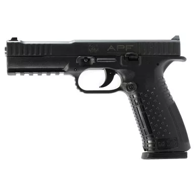 American Precision Firearms American Precision Firearms Strike One 9mm Semi-Automatic Pistol with 5-Inch Barrel, 17-Round Capacity in Silver