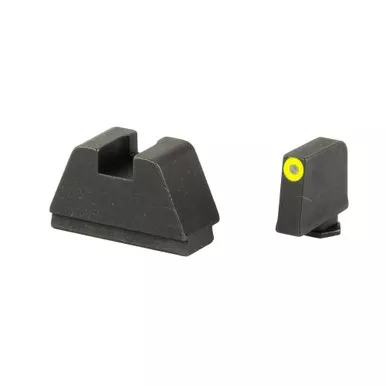 AmeriGlo AmeriGlo GL-691 Optic Compatible Sight Set for Glock with Green Tritium Front and Flat Black Rear