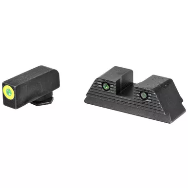 AmeriGlo AmeriGlo Trooper Night Sight Set for Glock G5 17/19 with Green Lime Front and Rear