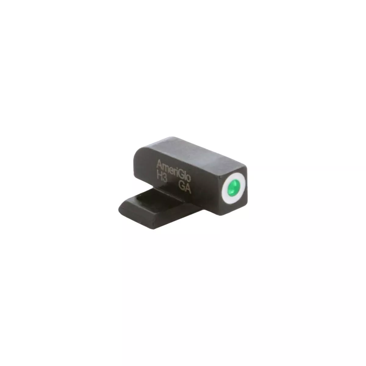 Ameriglo Green Tritium White Outline Front Sight .220in H .140in W Hellcat