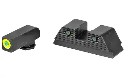 AmeriGlo Trooper Green Tritium w/LimeGreenLumi Sights for Glock 20/21/29