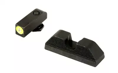 AmeriGlo UC Green Tritium w/LimeLumi Outline Sights for Glock 17/19/22